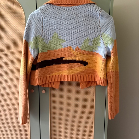 House of Sunny Button Up Cropped Cardigan - Picture 3 of 4